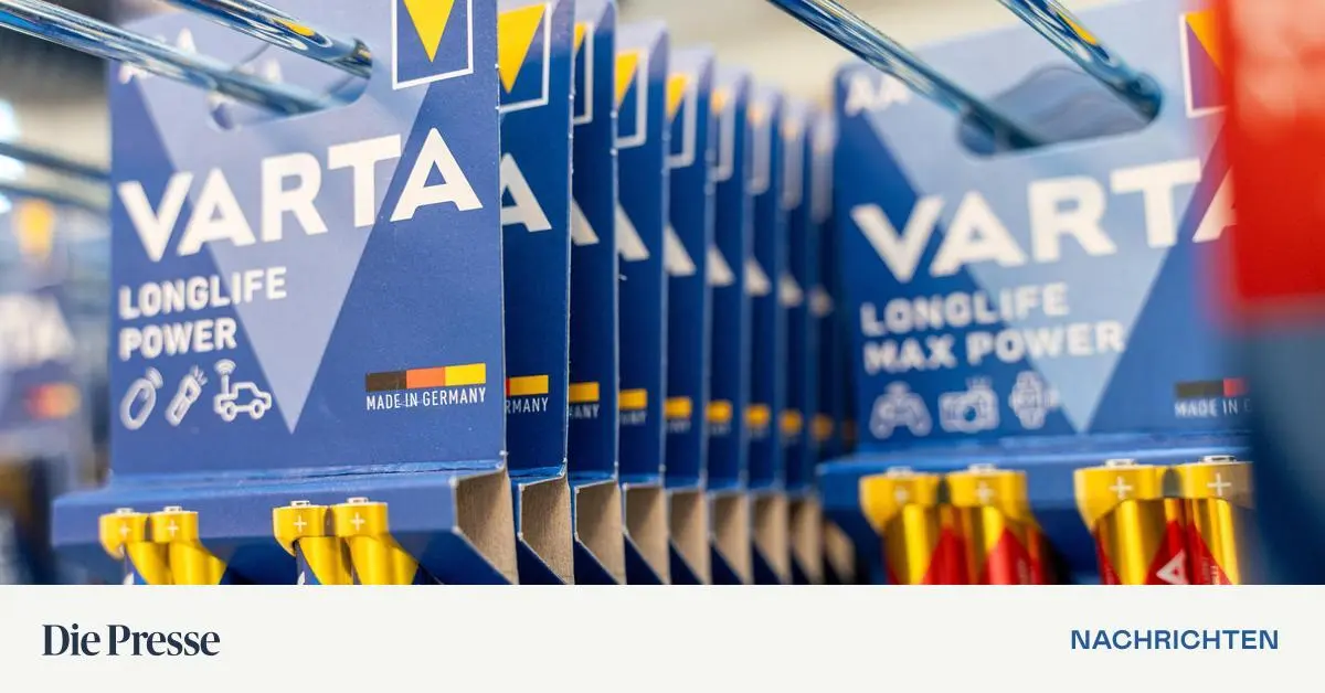 It is no longer enough: Varta is studying the concept of restructuring