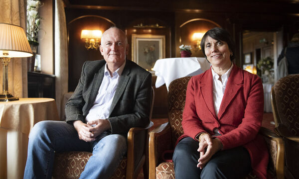 Chris Ruane und Martina Esberger- Chowdhury.