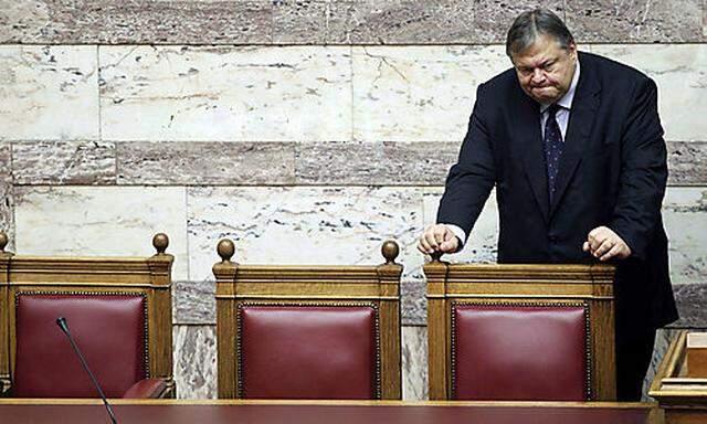 Finanzminister Evangelos Venizelos