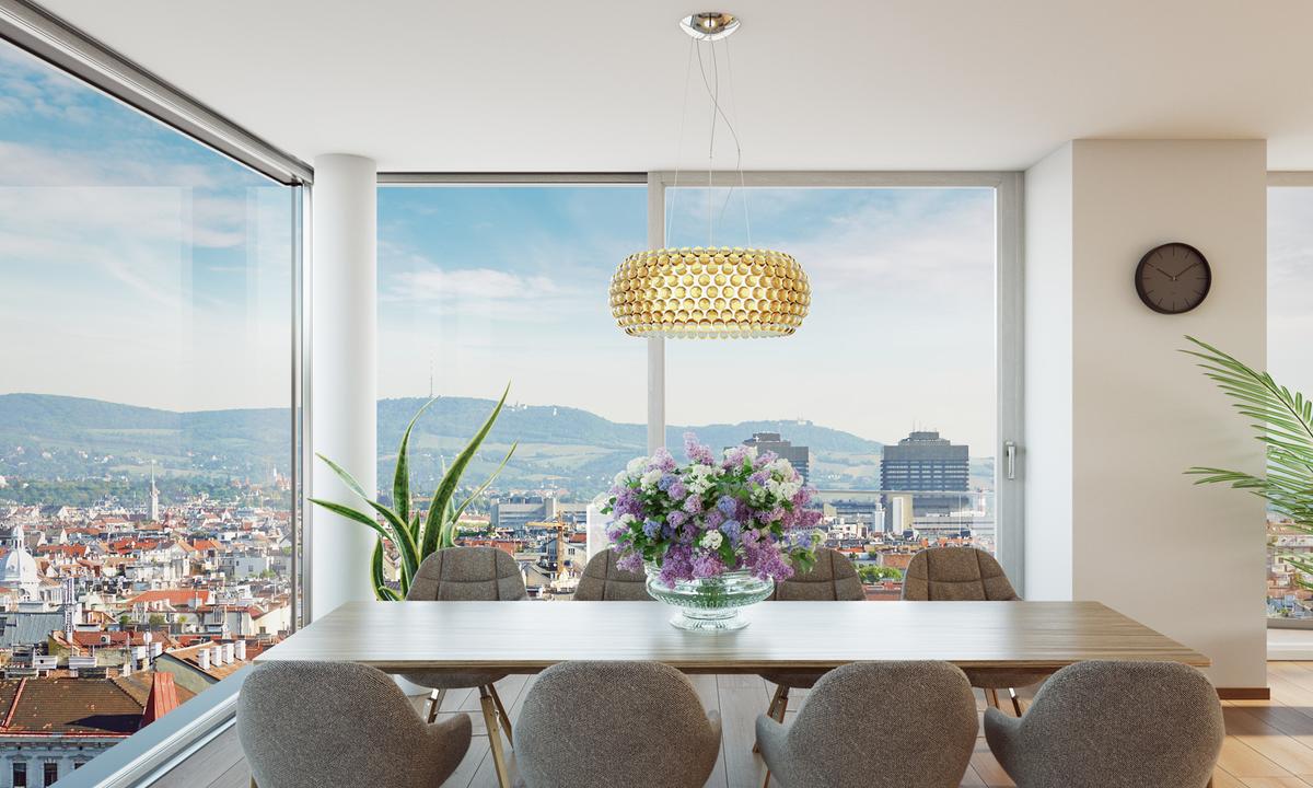 Mit Weitsicht: Penthouse in der Wiener Lindengasse.