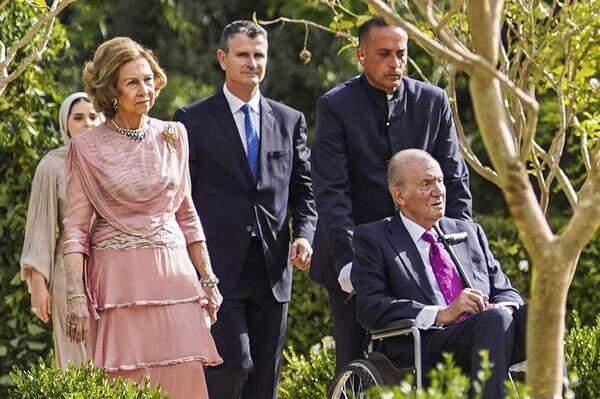 Spaniens ehemaliger König Juan-Carlos und Ex-Königin Sophia waren ebenfalls mit von der Partie. 