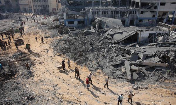 In Gaza-Stadt toben derzeit wieder heftige Kämpfe.