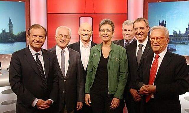 Spitzenkandidaten im ORF-Buergerforum