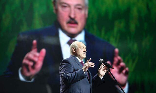 Weißrusslands höchst umstrittener Präsident Alexandr Lukaschenko.