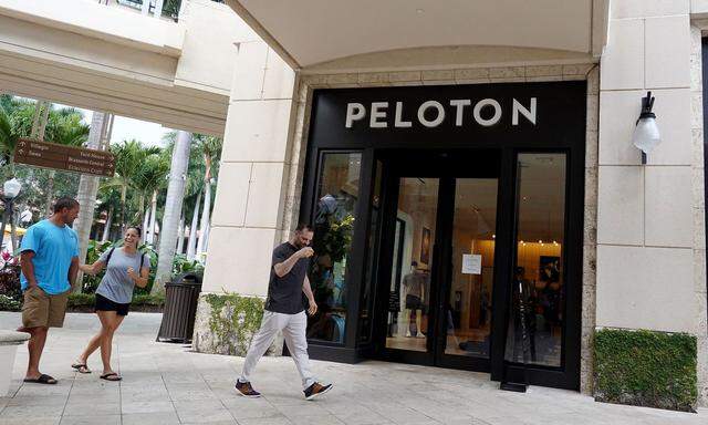 Der Sportgerätehersteller Peloton fiel in der Anlegergunst tief.
