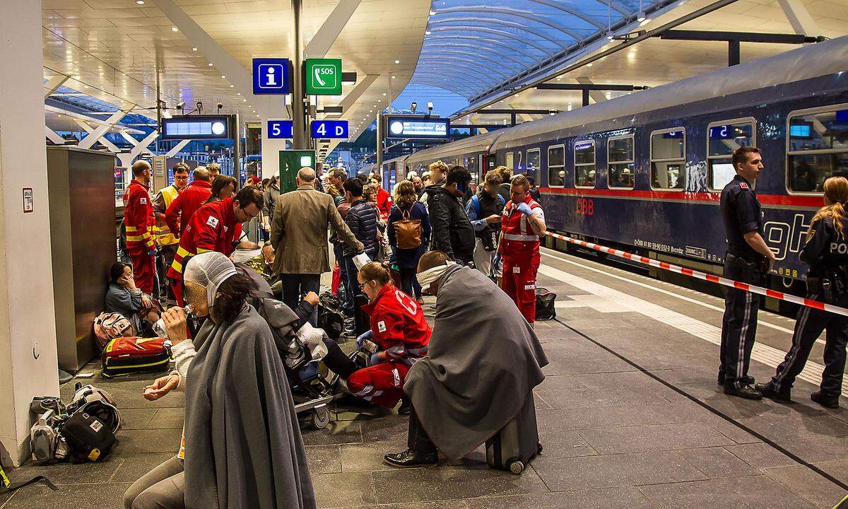 Um 4.46 Uhr kam es Freitag früh zu einem Verschubunfall am Salzburger Hauptbahnhof.