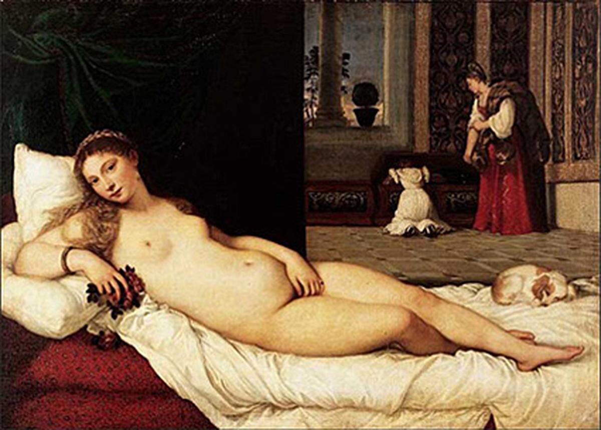 Tizian (ca. 1488 - 1576): "Venus von Urbino", um 1538