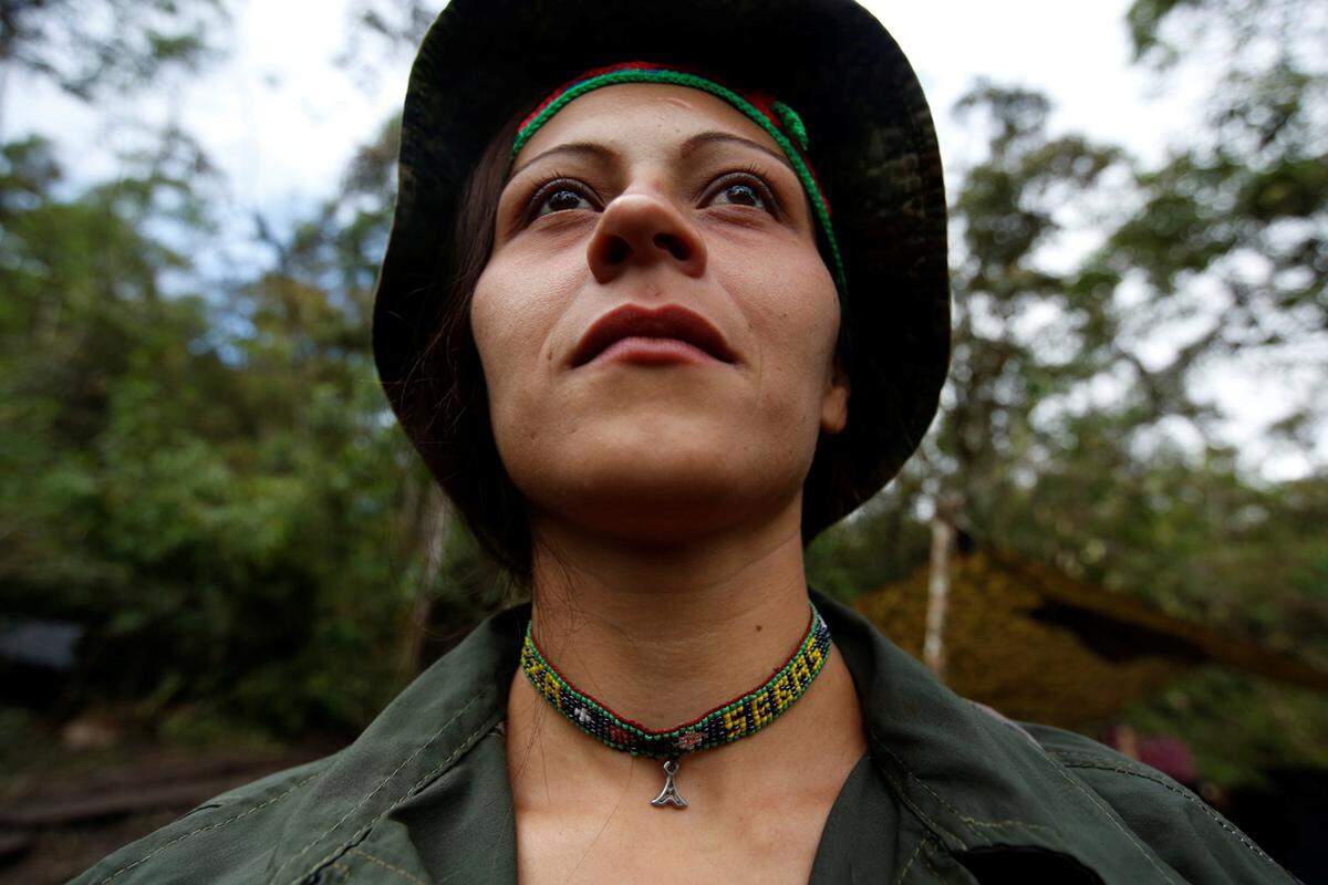 Viele der FARC-Kämpfer wie Alexandra kennen kein Leben außerhalb der Organisation.