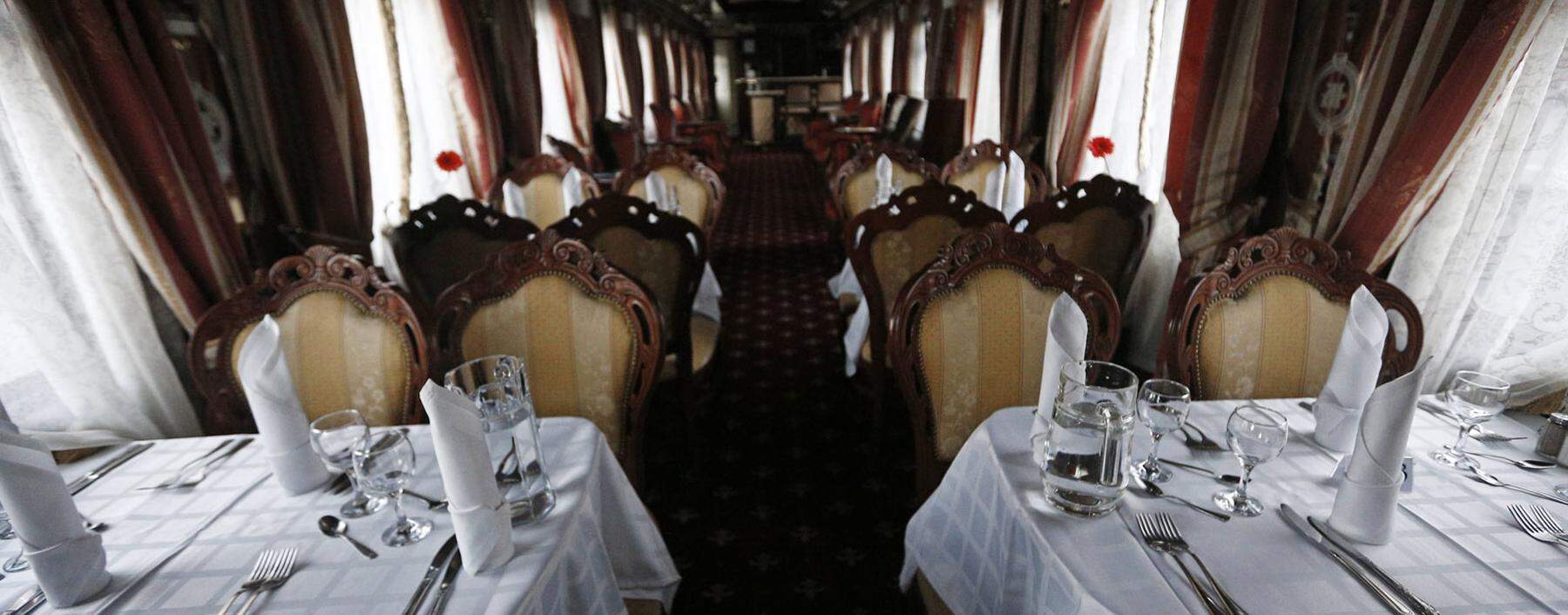 Essenszeit in der Transsibirischen Eisenbahn