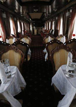 Essenszeit in der Transsibirischen Eisenbahn