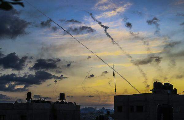 Raketenangriffe aus Gaza auf Israel