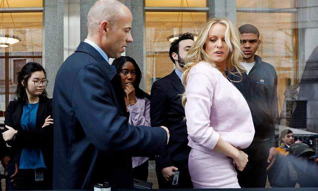 FILE PHOTO: Stormy Daniels enters federal court in Manhattan