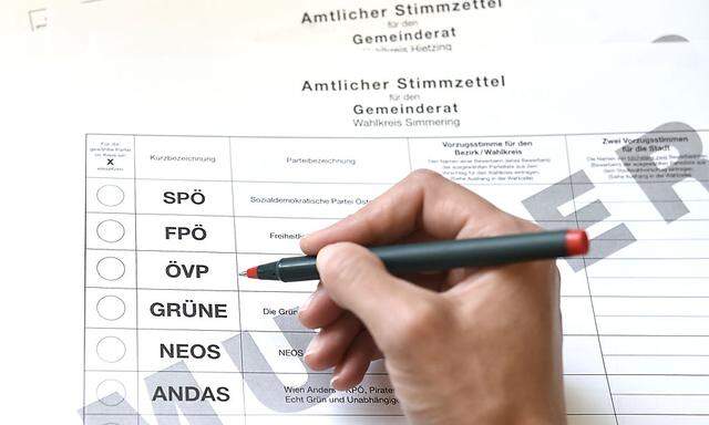 Der Stimmzettel