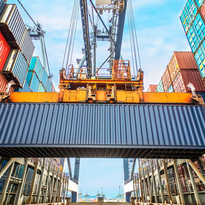 Das Containergeschäft floriert. Bei einem Weltmarktanteil von knapp einem Sechstel ist das kein Nachteil.  