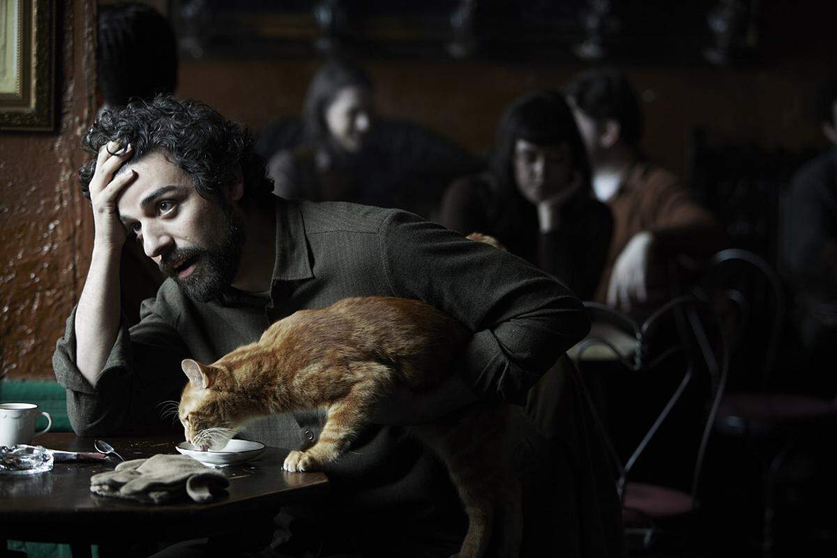 von Joel und Ethan Coen, 2013 Und noch einmal die Coen-Brüder: Titelheld Llewyn Davis (Oscar Isaac, inzwischen bei "Star Wars") kämpft sich als Folksänger im Jahr 1961 mehr recht als schlecht durch. Gewohnt sarkastisch, am besten steigt noch die Katze aus.