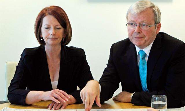 Julia Gillard und Kevin Rudd