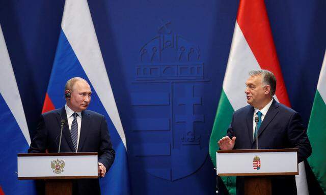 Der russische Präsident weilte am Mittwoch erneut in Budapest.