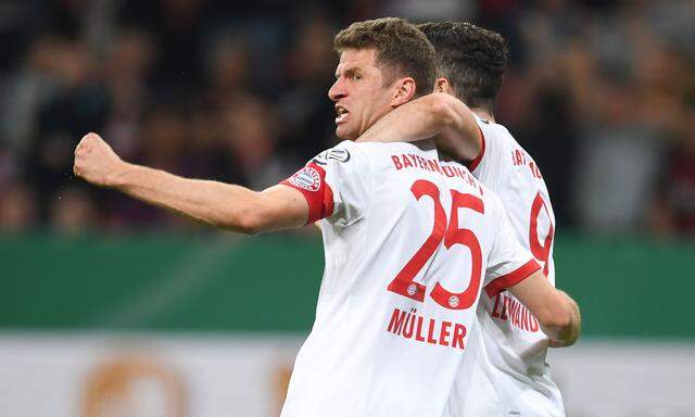 Die geballte Faust von Thomas Müller – sie hoffen die Bayern-Fans auch im Halbfinal-Hinspiel gegen Real Madrid wieder zu sehen.