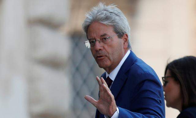 Italiens Ex-Premier Paolo Gentiloni. 