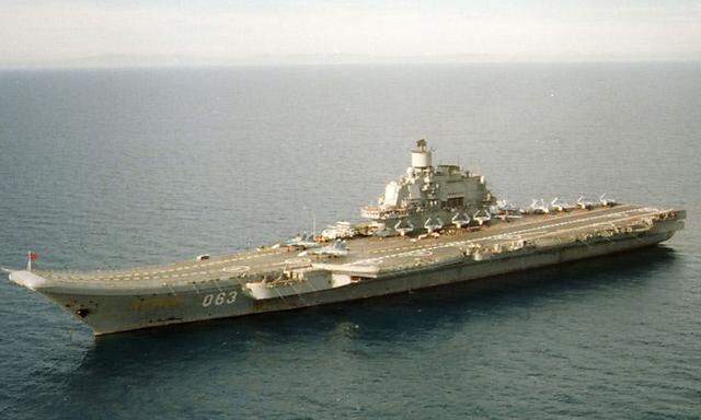 Der russische Flugzeugträger 