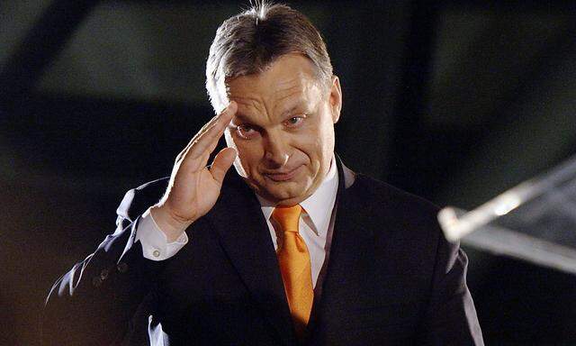 Der wiedergewählte ungarische Ministerpräsident Viktor Orbán.