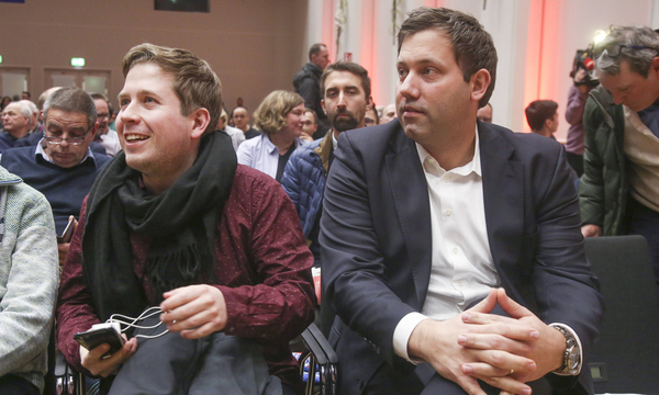 Kevin Kühnert (links) führt das NoGroKo-Lager an, Generalsekretär Lars Klingbeil (rechts) will Schwarz-Rot um jeden Preis.