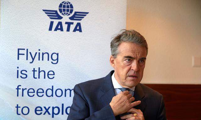 Archivbild: IATA-Chef Alexandre de Juniac 