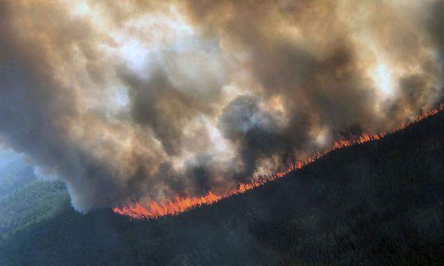 Im von Waldbränden heimgesuchten US-Bundesstaat Alaska ist die Gefahr für weitere Feuer derzeit so hoch wie noch nie.
