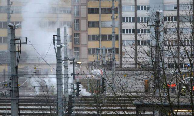 Kabelbrand am Linzer Bahnhof