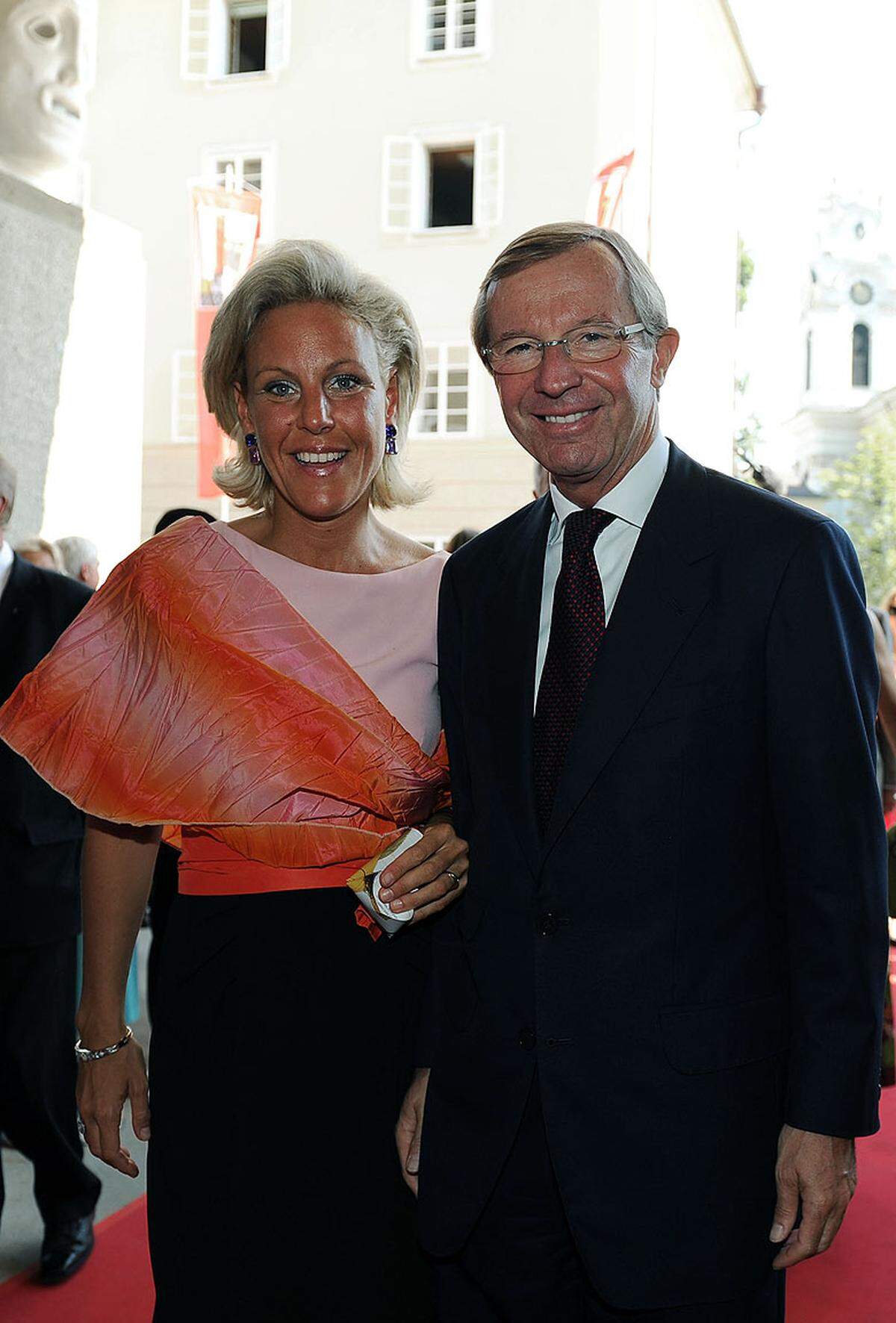 Landeshauptmann-Stellvertreter Dr. Wilfried Haslauer mit seiner Frau.