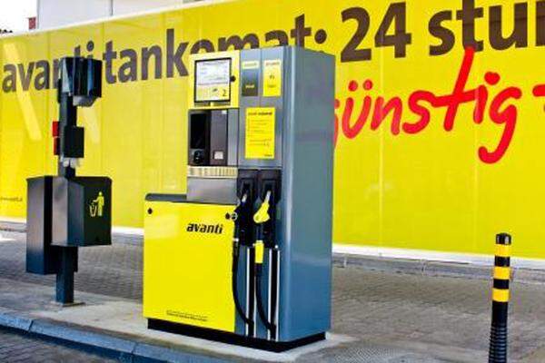 Avanti betreibt in Österreich 129 Tankstellen, den größten Teil davon als Automatentankstellen.