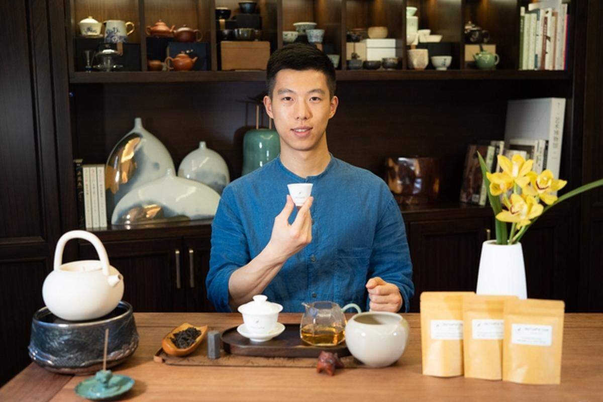 Vincent Liu is the Gründer of MyTeaPal, he appeared at the festival in the China-Reisen.