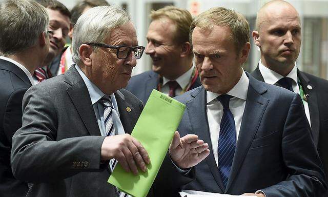 Juncker und Tusk bleiben hart.