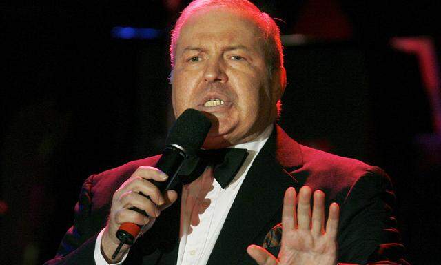 File photo of Singer Frank Sinatra Jr. performing at the Society of Singers ELLA Awards in Beverly Hills