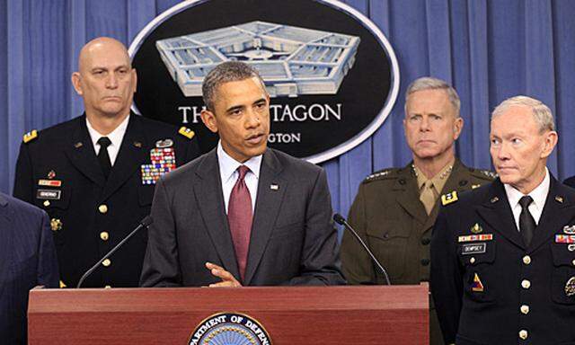 US-Präsident Obama kündigt ein schlankeres Militär an.