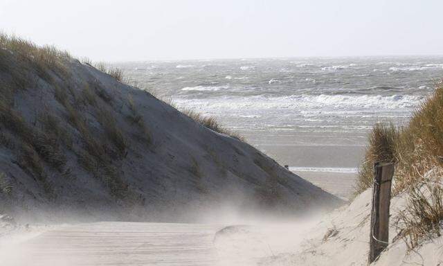 Die deutsche Nordseeinsel Langeoog.