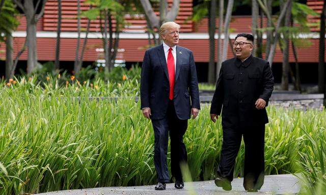 Donald Trump und Kim Jong-un.