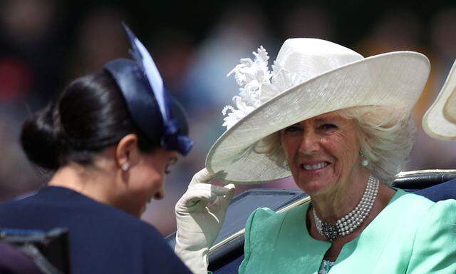 Camilla und Meghan bei der Colour-Parade 2019 in London.