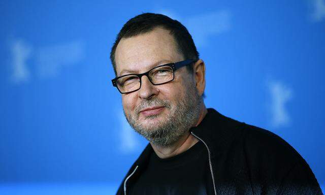 Director Lars von Trier poses during a photocall to promote the movie ´Nymphomaniac Volume I´ during the 64th Berlinale International Film Festival in Berlin