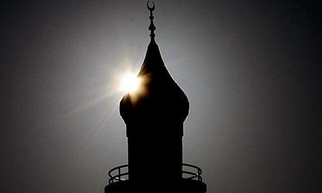 Ansicht des Minaretts der Moschee in Rendsburg, Schleswig-Holstein, fotografiert am Dienstag, 1. Deze