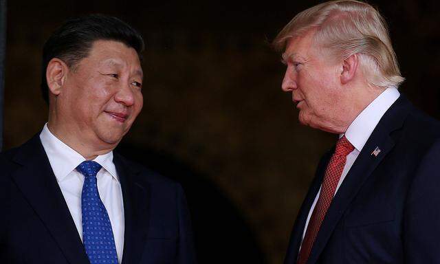 Xi Jinping und Donald Trump. 
