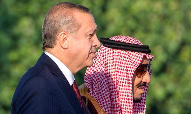 Der türkische Präsident Recep Tayyip Erdogan bei seinem Besuch in Saudiarabien.
