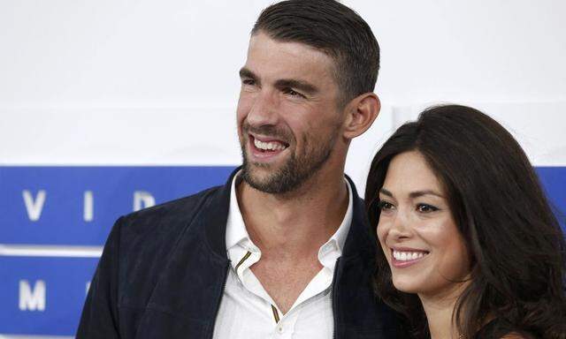 Michael Phelps und Nicole Johnson 
