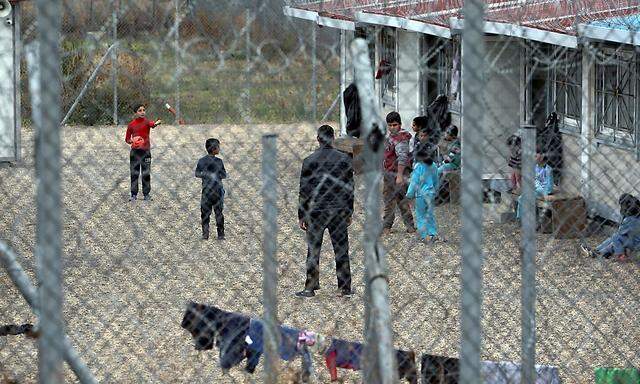 Ein griechisches Flüchtlingscamp in Filakio.