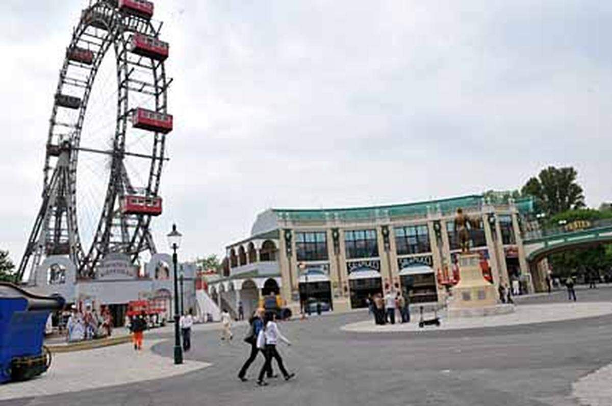 Der neue Pratervorplatz ist bald um eine Attraktion reicher: Das britische Wachsfigurenkabinett Madame Tussauds plant eine Außenstelle nahe dem Riesenrad.