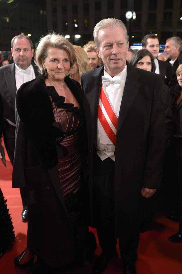 Wirtschaftsminister Reinhold Mitterlehner und seine Frau Anna Maria.