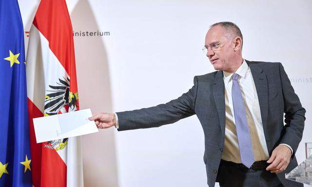  Innenminister Gerhard Karner (ÖVP) 