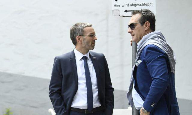 Archivbild von 2018: Kickl und Strache