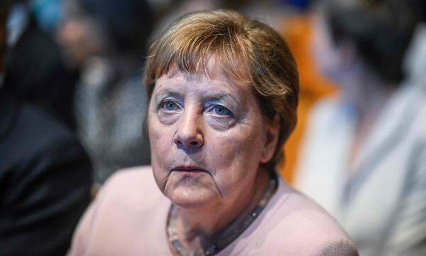 Angela Merkel bei einer Preisverleihung in Portugal im Sommer.