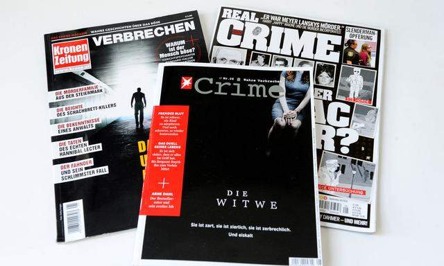 Drei Magazine, eine Idee: Kriminalberichterstattung soll Auflage bringen.
